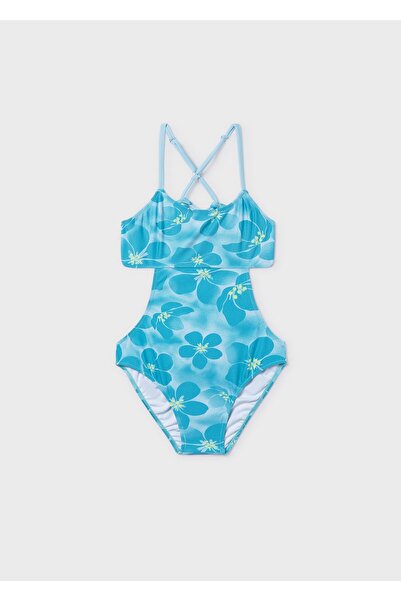 MAYORAL Girl's Swimsuit Blue