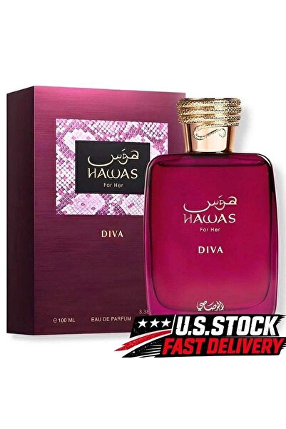 Rasasi Hawas Diva EDP 3.38oz 100ml Women Perfume Spray