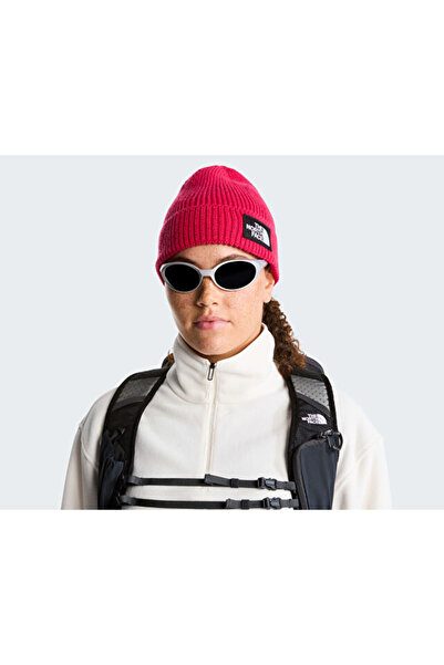 THE NORTH FACE TNF LOGO BOX CUFFED BEANIE Bere NF0A8CHEBOS1 Kırmızı