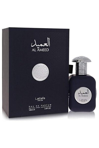 lattafa Al Ameed Silver Eau De Parfum Spray for Unisex, 3.4 Ounce