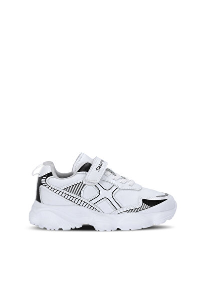 Slazenger FIFFY Unisex Παιδικά Αθλητικά Παπούτσια με Velcro Λευκά / Μαύρα για...