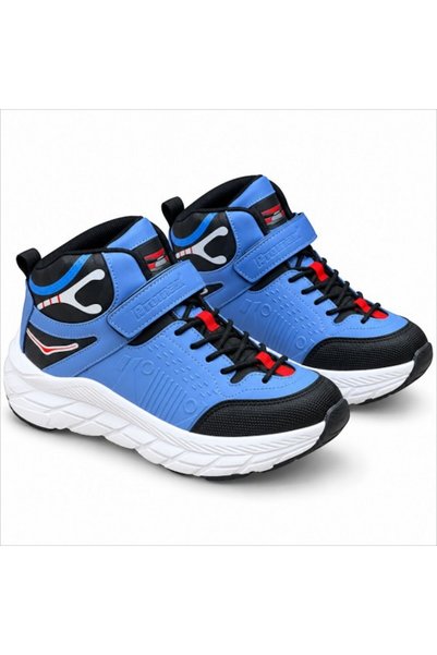 Promax Ghete sport pentru copii JUNIOR CIRTLI, albastru negru, mărimi 31-35