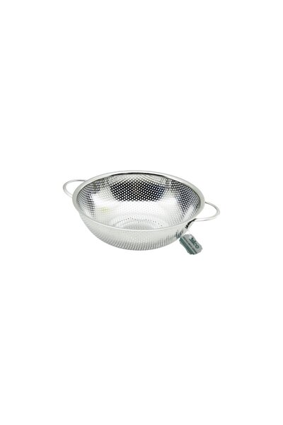 KAYAMU 22cm Metal Handle Steel Basket Strainer with Fine Wire Legs (K0)