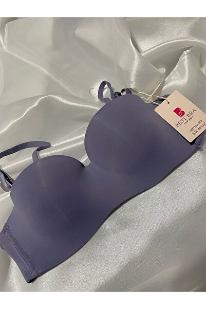 BEST BRA LİNGERİE Best Bra Desteksiz Lotus Gri Sütyen