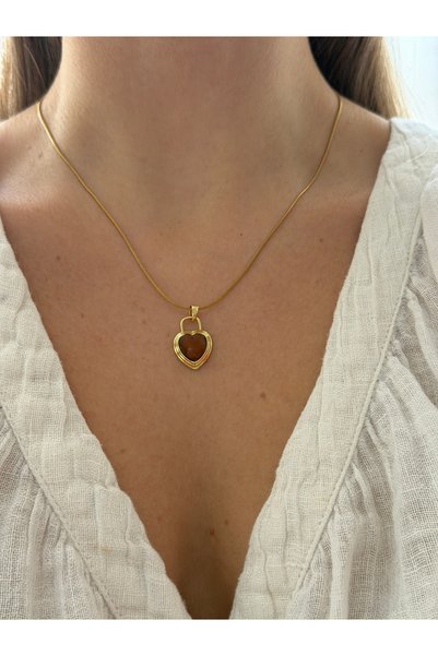 Pinery Jewels إصدار محدود - قلادة نسائية من الفولاذ المقاوم للصدأ بتصميم بسيط لا يتأثر بالصدأ