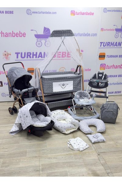 TURHANBEBE 20 Parça Yeni Doğan Galaxy Trend Lüx Bebek Çeyiz Seti