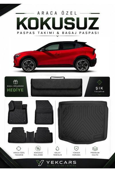 YEKCARS ALFA ROMEO JUNİOR ELEKTRİKLİ 2024 MODEL ARACINIZA ÖZEL 4D KARBONLU KA...