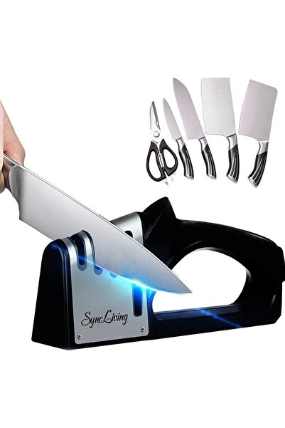 Arabest 4-in-1 Professional Kitchen Cutting Tool and Scissor Sharpener,Diamon...