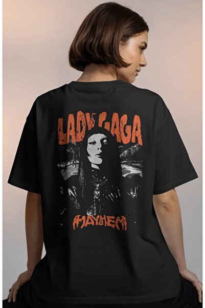 SEVBANO Lady Gaga Mayhem Singer Printed Unisex Oversize Premium T-Shirt