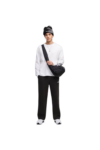 Puma Pantaloni Ess Relaxed No.1 Logo, Negri, Bărbați