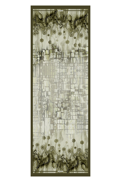 Arancia Green 75X200 Viscose Shawl