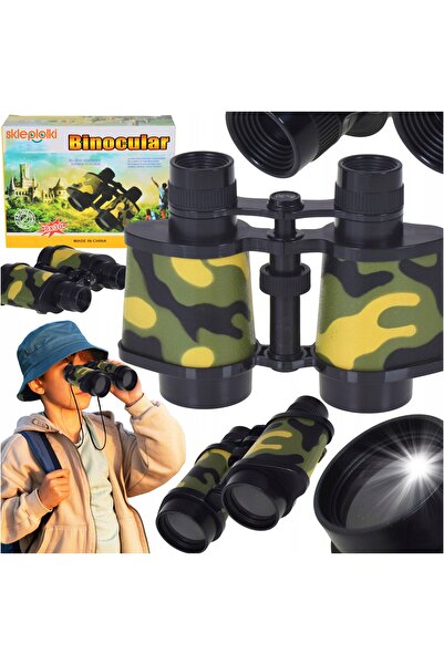 Skleplolki Binoclu reglabil 8x30 pentru copii, model camuflaj