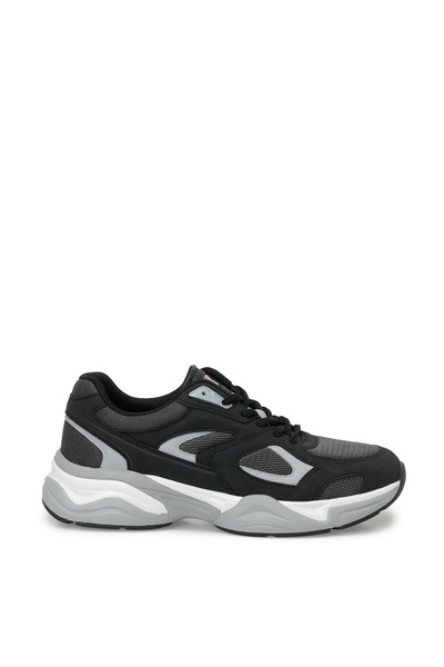 Kinetix Stefo Black Men's Sports Shoes