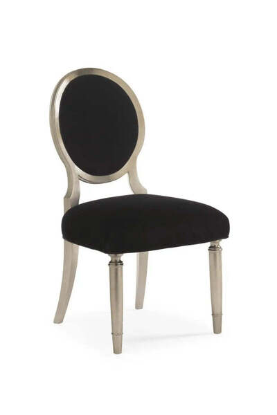 CARACOLE Classic - Chit Chat Side Chair (Black)