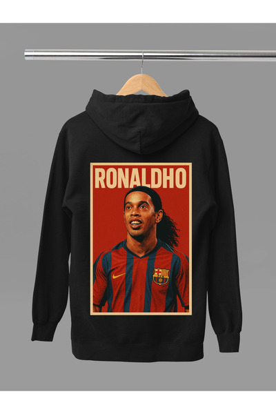 MAGORS Ronaldinho Gaucho Printed Cotton Long Sleeved 3-Yarn Hooded Sweatshirt