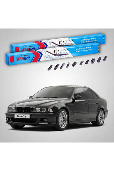 TEAMCAR Lamele ștergătoare BMW M5 Sedan (E39) 1998-2003 |   Set frontal plat ...