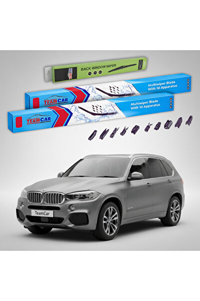 TEAMCAR Wipers BMW X5 (F15), X5 M (F85) 2013-2018 | Front and Rear Set Flat P...