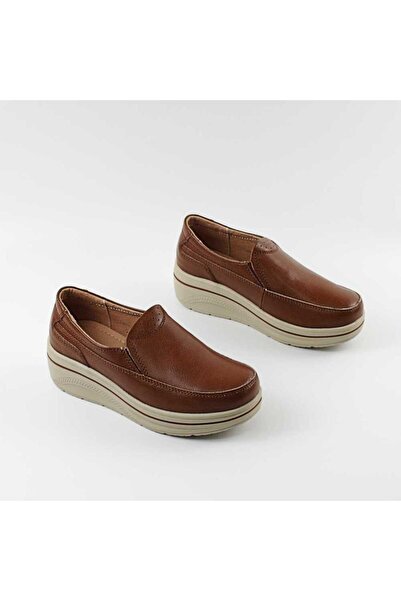 Generic Brand Pantofi dama din piele naturala, usori si comozi ZB17-1 DK.BROWN