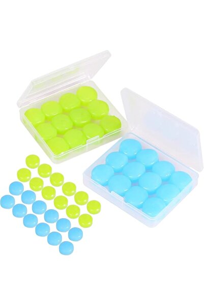 Paporich 24Pcs Silicone Ear Plugs for Sleep Noise Cancelling, Soft Reusable M...
