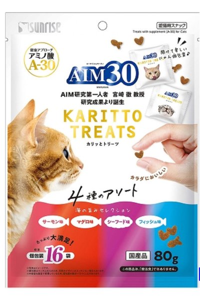 AIM30 AIM 30 Crunchy Treats 4-Type Assortment Sea Flavor Selection