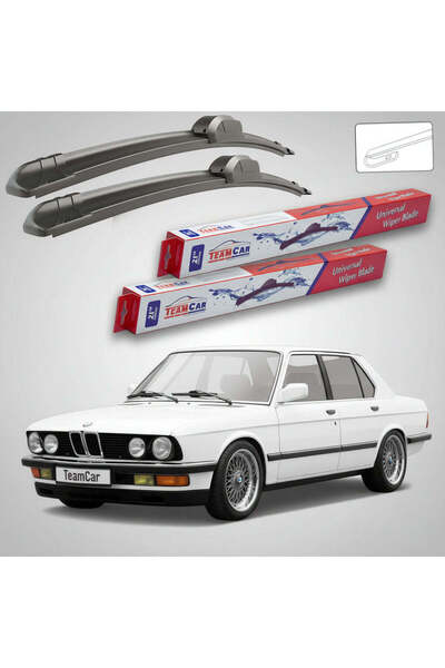 TEAMCAR Lame ștergătoare BMW Seria 5 Sedan (E28) 1981-1987 |   Set plat front...