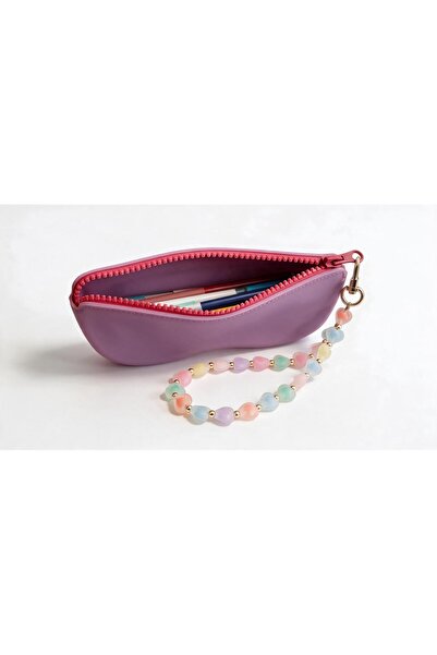 wellwich Lilac Silicone Pencil Case Bag Organizer