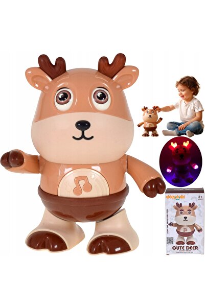 Skleplolki Ren interactiv dansator cu melodii și lumini LED