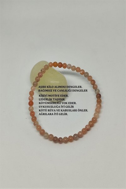 c-bhadu naturel Certified 4 mm Sunstone Bracelet