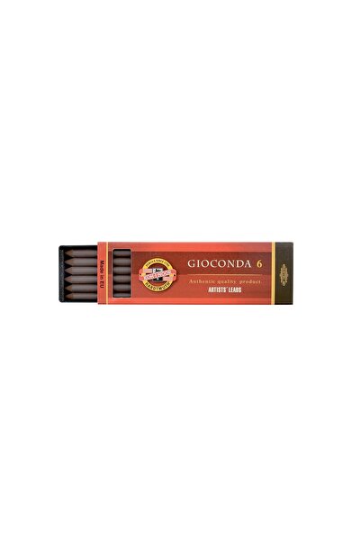 Koh-i Noor Creta 5.6 mm Diametru, Gioconda Sepia Maron Inchis, 6 Bucati