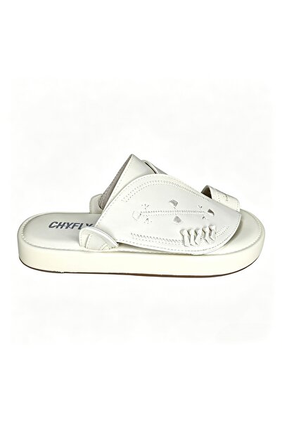 WUXIAO MALL Men's Arabian-style embroidered slippers, comfortable flat circul...
