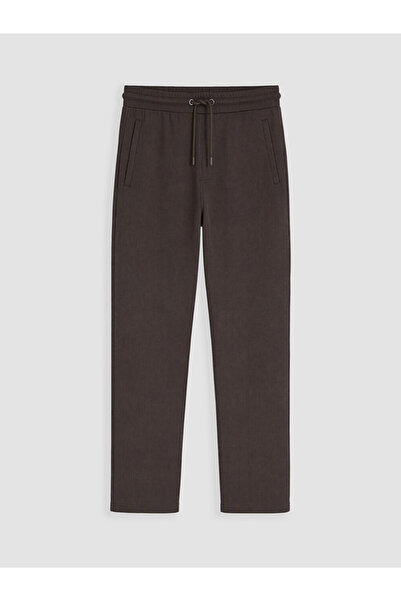 LC Waikiki Ozmarka New Season Brown Regular Fit Men's Sweatpants