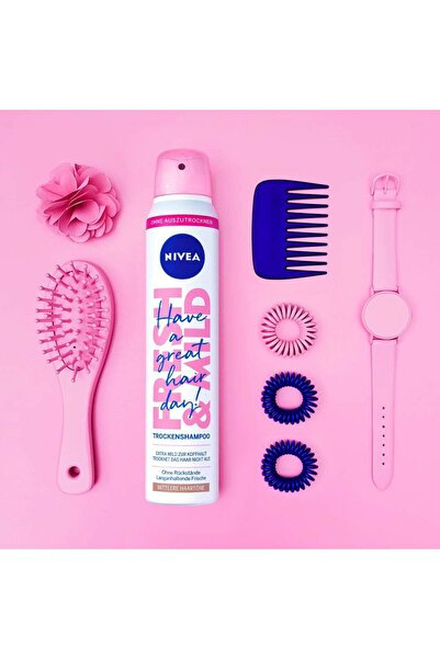 NIVEA Fresh & Mild Kuru Şampuan Spreyi Orta Saç Tonları İçin 200 ml