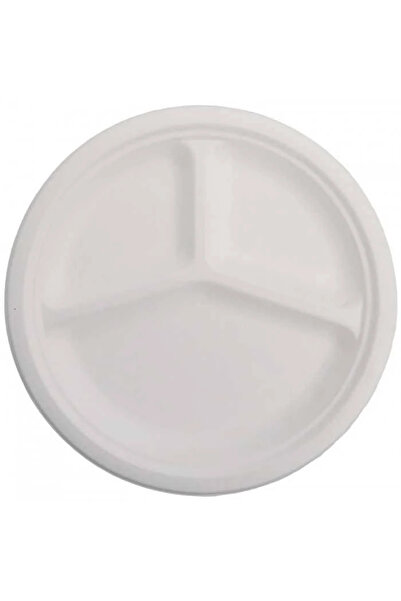 GHAZAL AMBALAJE SET OF 50 ORGANIC PLATES 26CM-3 COMP