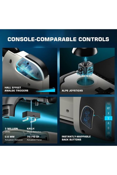 BOSIWAN وحدة تحكم ألعاب كلاسيكية GameSir X2 Pro للهواتف الذكية بنظام أندرويد مع وصلة Type-C