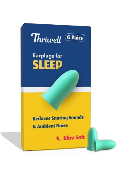 GENERAL Ultra Soft Ear Plugs for Sleeping, Noise reduction for Snoring, Earpl...