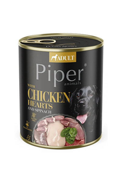 Piper ADULT ΚΑΡΔΙΑ ΚΟΤΟΠΟΥΛΟΥ & ΣΠΑΝΑΚΙ (24x400gr)