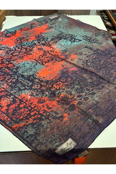 LA BOUTIQUE Organik Güz Yaz Serinliği Desenli Eşarp