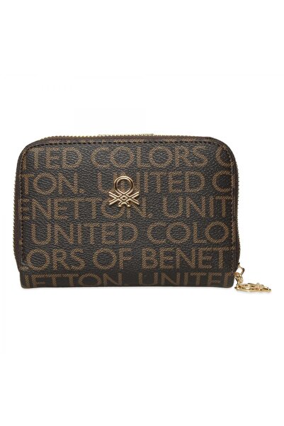 Benetton Bnt_1760 10X14,5X3 Kahverengi Unisex Cüzdan