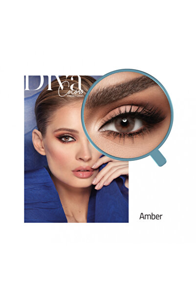 Generic Brand عدسات لاصقة اللون امبير Amber من ديفا