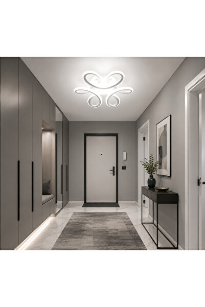 luminisled Lustră LED tip buclă florală, iluminat 200W