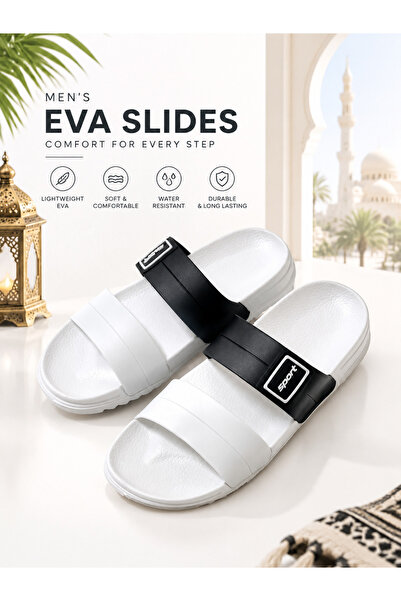 Generic Brand صندل رجالي من مادة EVA مع حزام قابل للتعديل، خفيف الوزن، ناعم، ...