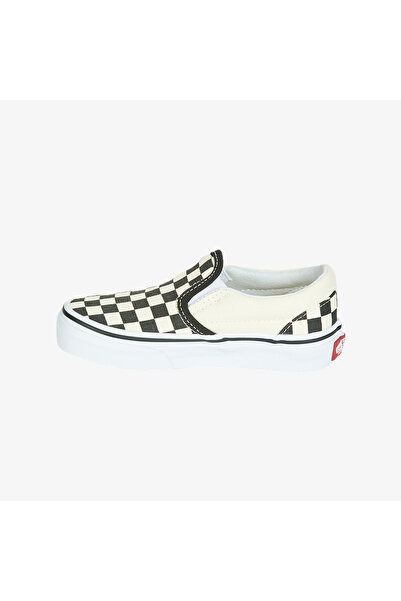 Vans Teniși slip-on joși din pânză pentru copii, albi, pentru vârste între 3 ...