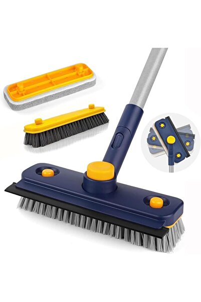 GENERAL Cleaning Brush,Bathroom Brush Cleaner Floor,3 in 1 Floor Scrubber Bru...