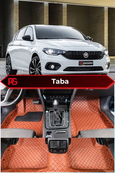 PASPASGRAFT Fiat Egea Sedan 2024-2026 Araca Özel 8D Deri Tam Kaplama Su Geçir...