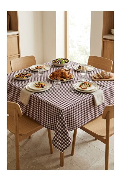 MARLA HOME Plaid Square Tablecloth |   Tablecloth and Picnic Cover |   160X16...