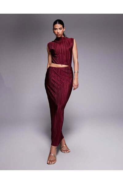 Sheya Rochie maxi, bordo - XS