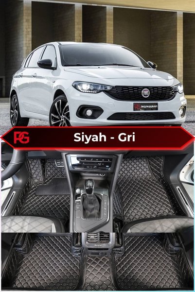 PASPASGRAFT Fiat Egea Sedan 2024-2026 Araca Özel 8D Deri Tam Kaplama Su Geçir...