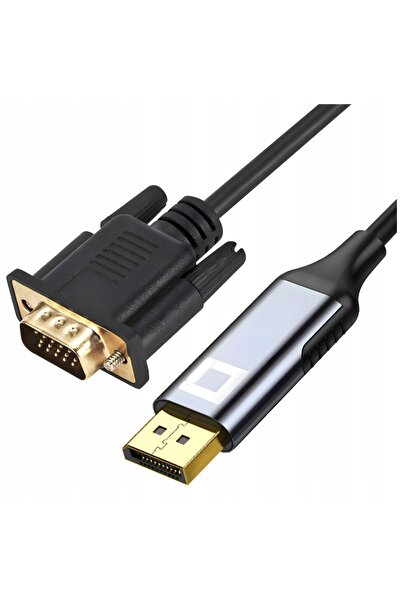 Co2 Adaptor Convertor Cablu DisplayPort la VGA Full HD 60Hz 2M