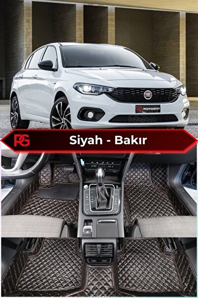 PASPASGRAFT Fiat Egea Sedan 2024-2026 Araca Özel 8D Deri Tam Kaplama Su Geçir...