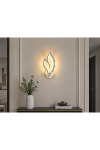 luminisled Aplică Led Flame -Alb ,Design Elegant